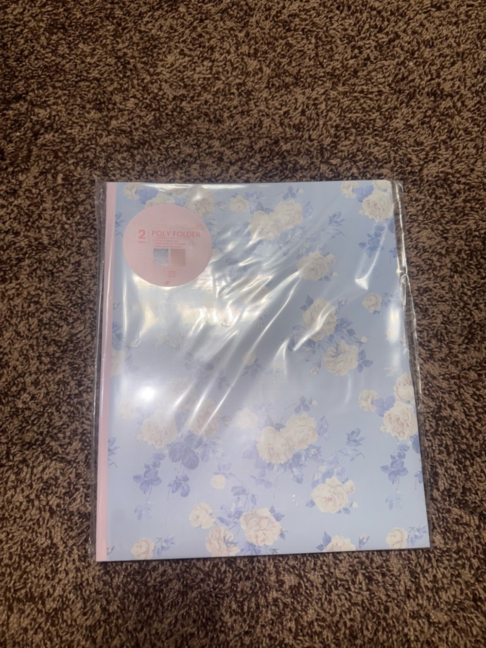 LoveShackFancy x Target Blue & Pink Poly Folders